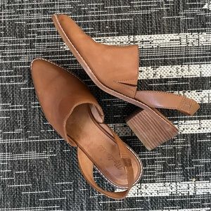 Madewell Jess slingback leather mules